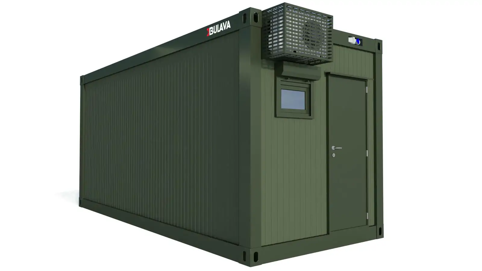 Office container with corridor 6×2.4, Фото 3