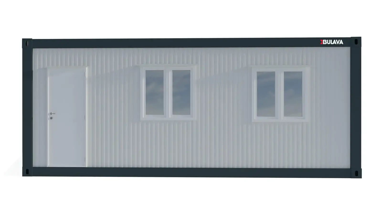 Office container with WC 7×3, Фото 2