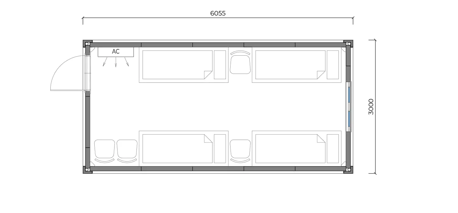Строительный контейнер 6×3, Фото 17 Строительный контейнер 6×3, Фото 17