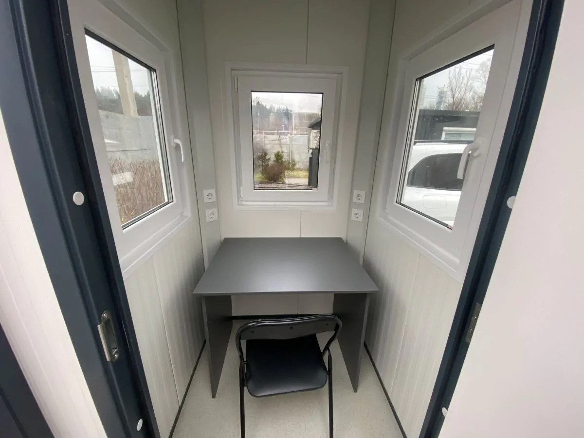 Security Guard mini cabin 1.5×1.5, Фото 3